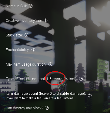 Item Type Sword